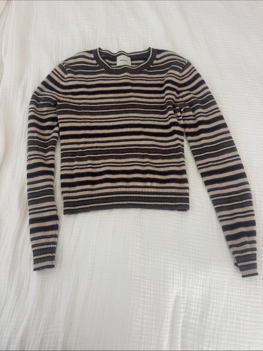 Reformation Lian Cashmere crew sweater